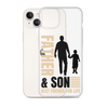 Father & Son Best Friends For Life Clear Case for iPhone®