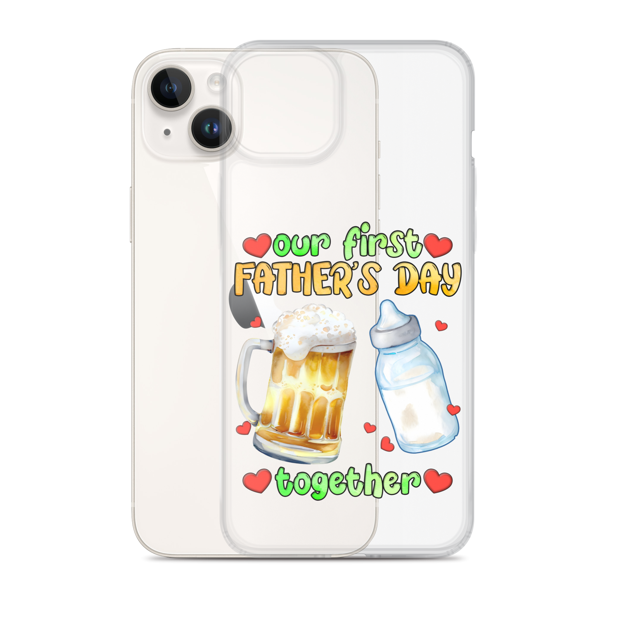 Our First Father's Day Together Clear Case for iPhone®