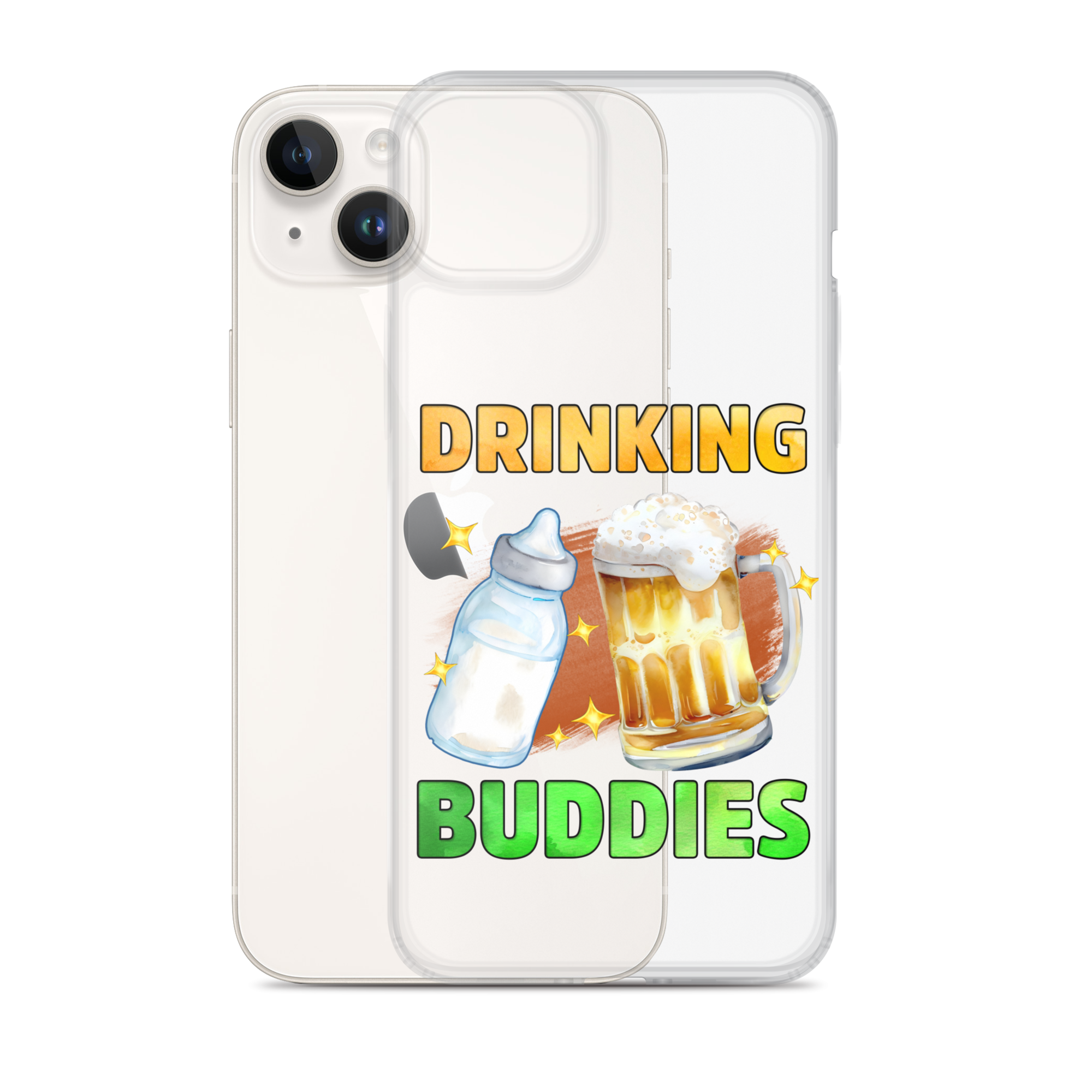 Drinking Buddies Clear Case for iPhone®