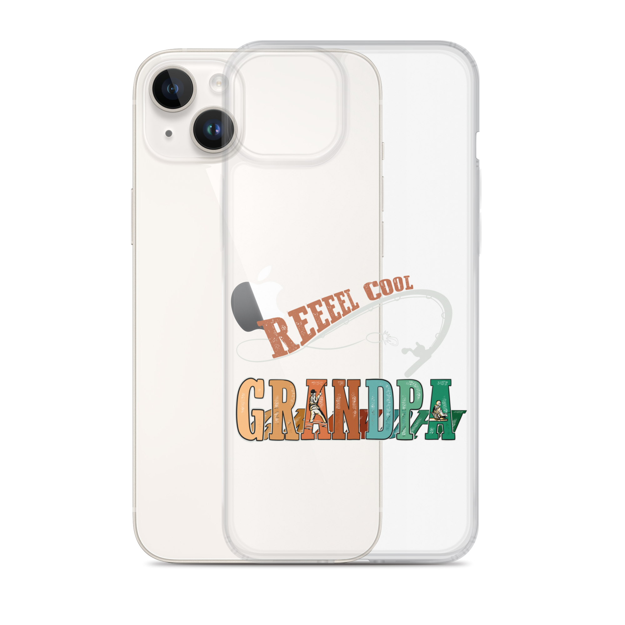 Reel Cool Grandpa Clear Case for iPhone®