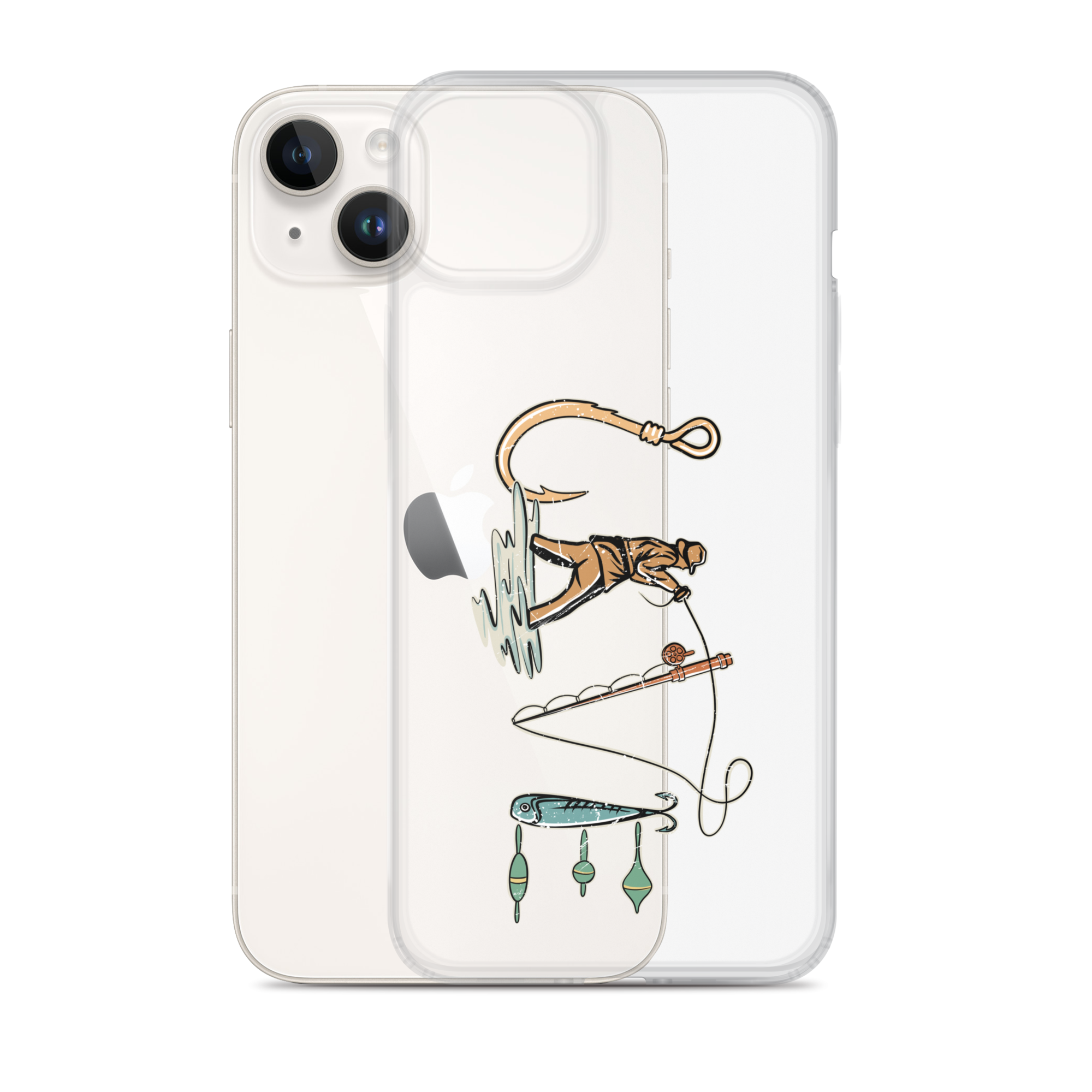 I Love Fishing Clear Case for iPhone®