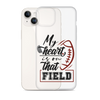 My Heart Is On That Field Clear Case for iPhone®