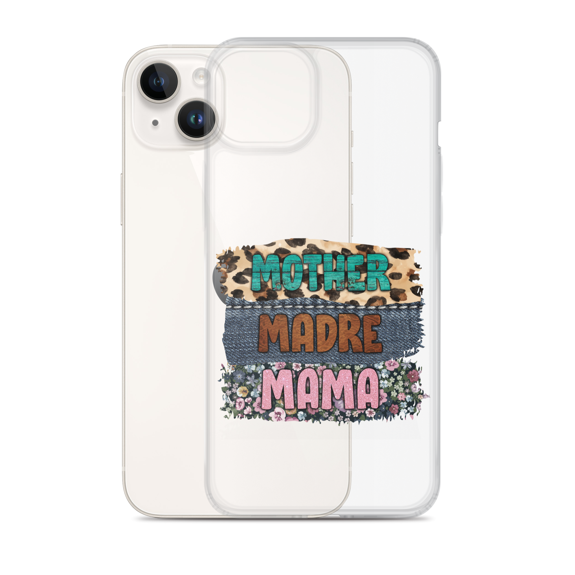 Mother, Mader, Mama Clear Case for iPhone®