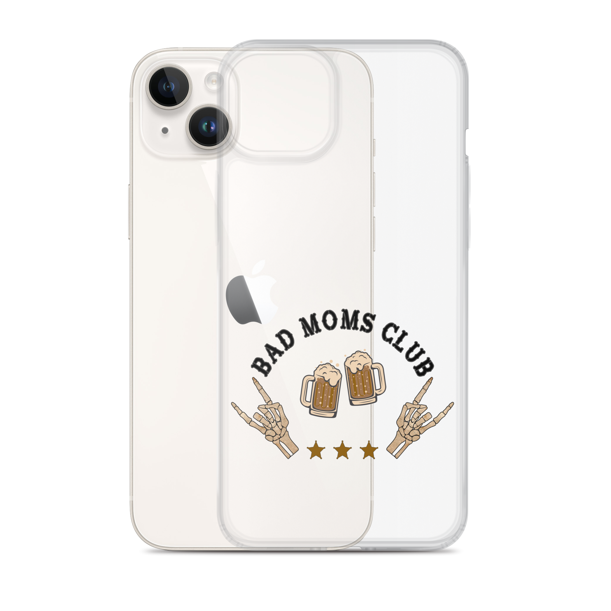 Bad Moms Club Clear Case for iPhone®