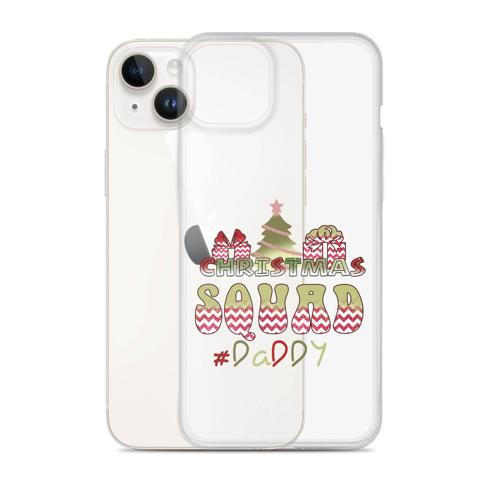 Christmas Squad Daddy Clear Case for iPhone®