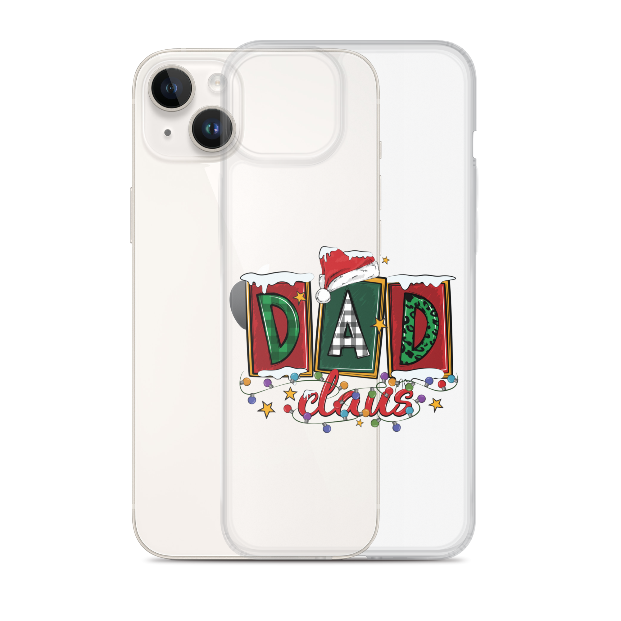 Dad Claus Clear Case for iPhone®