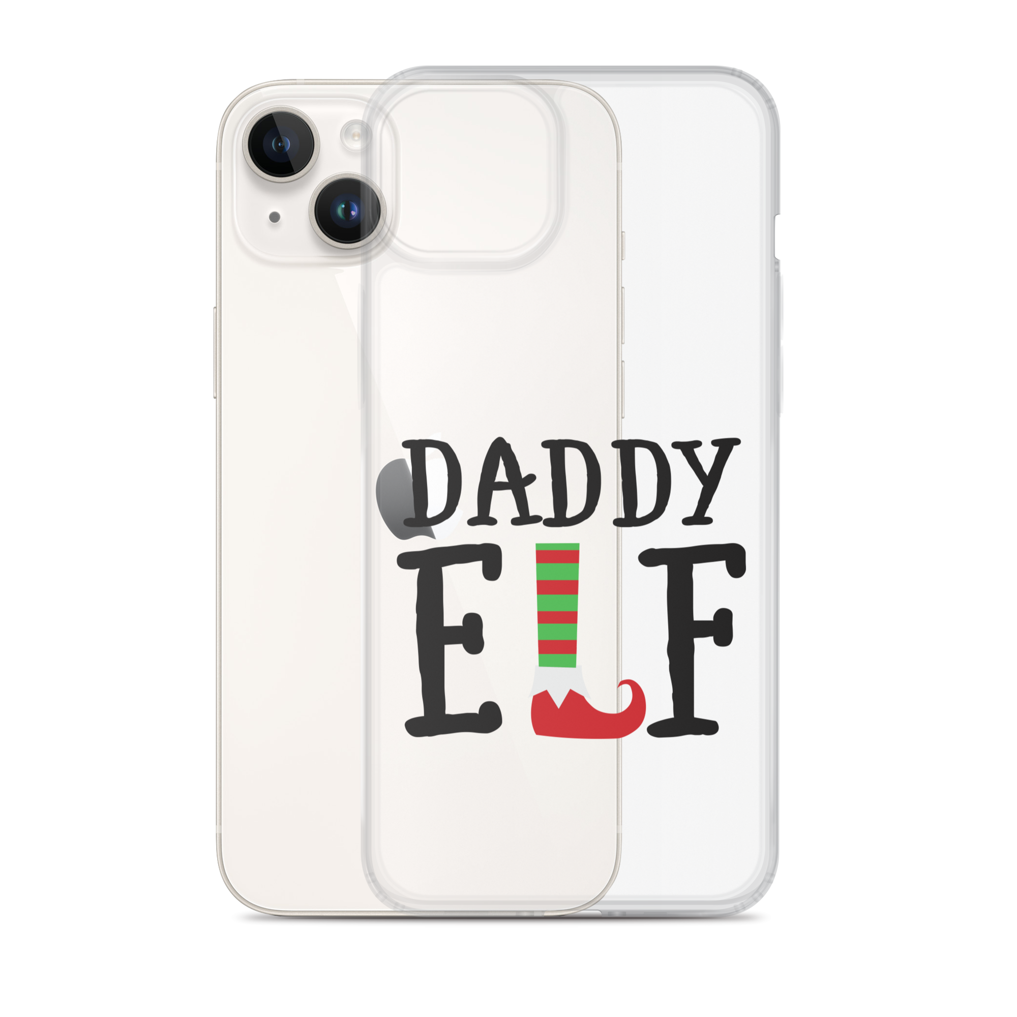 Daddy Elf Clear Case for iPhone®