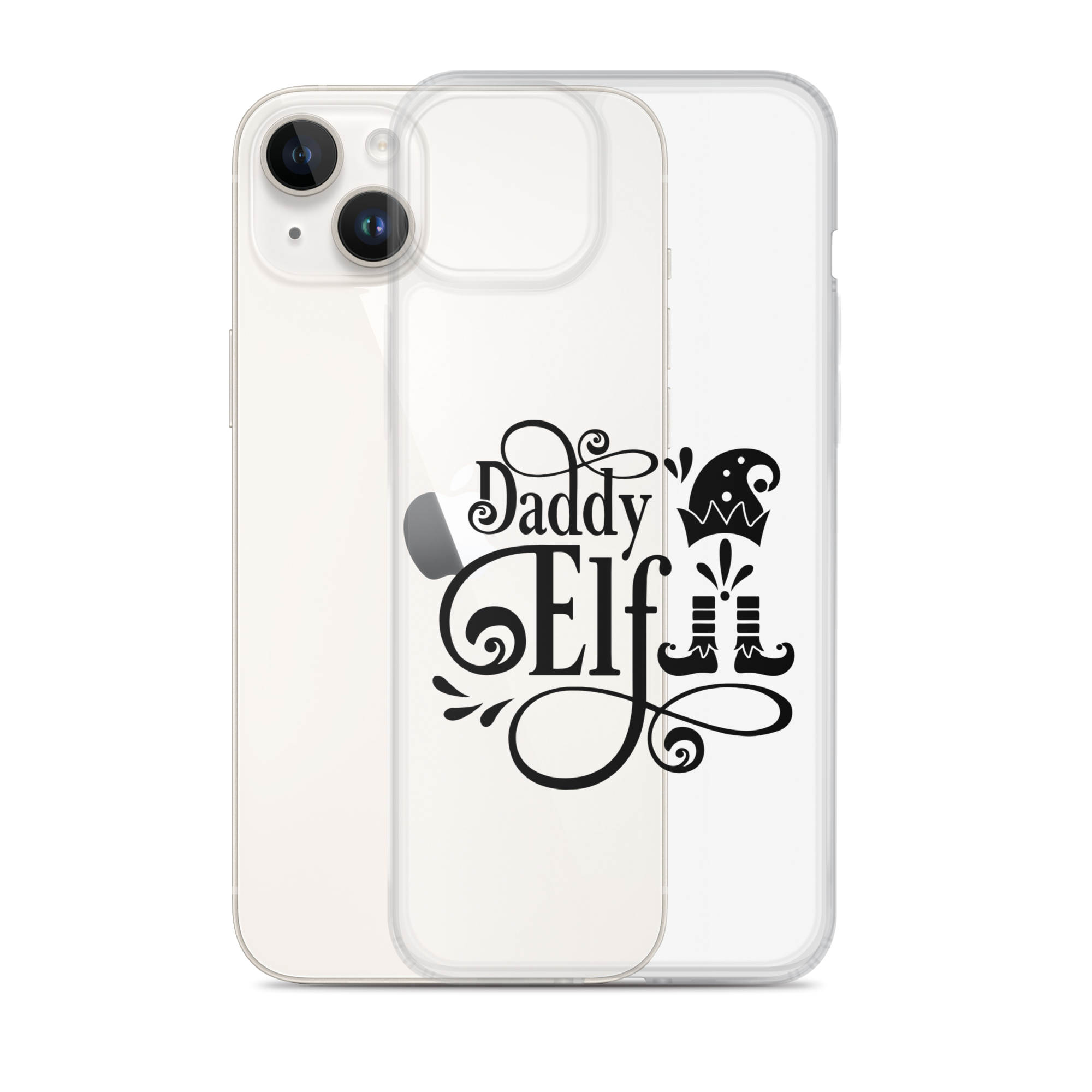 Daddy Elf Clear Case for iPhone®