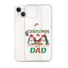 1st Christmas As A Dad Clear Case for iPhone®