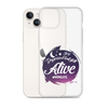 Sleep Deprived But Still Alive #momlife Clear Case for iPhone®