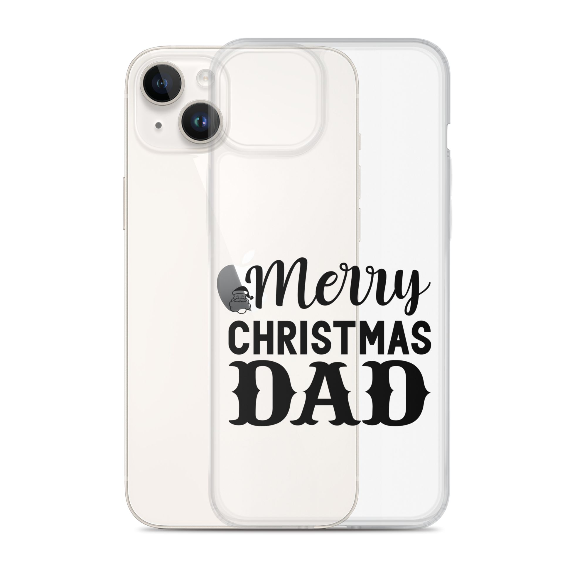 Merry Christmas Dad Clear Case for iPhone®