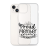 Proud Member Of The Bad Moms Club Clear Case for iPhone®