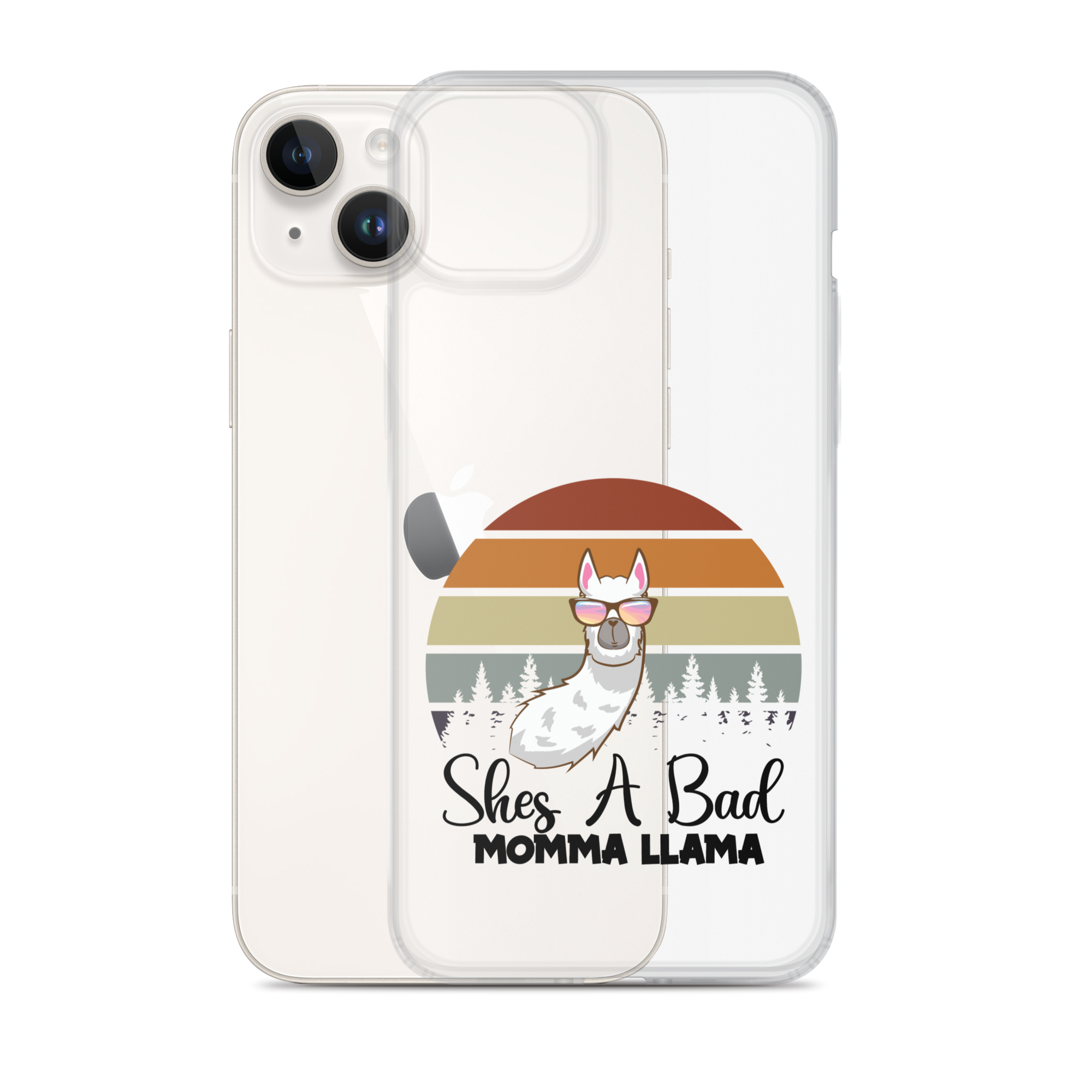 She's A Bad Momma Llama Clear Case for iPhone®