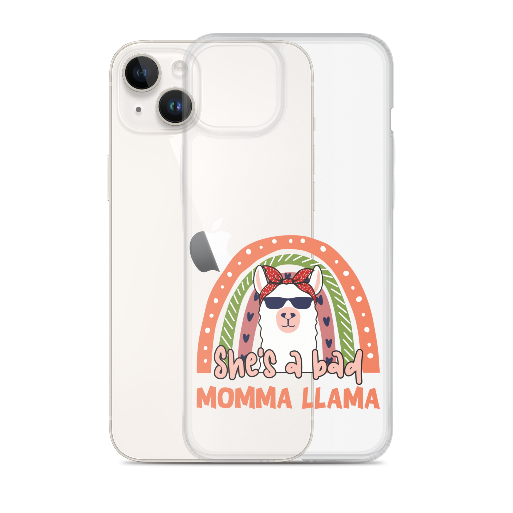 She's A Bad Momma Llama Clear Case for iPhone®