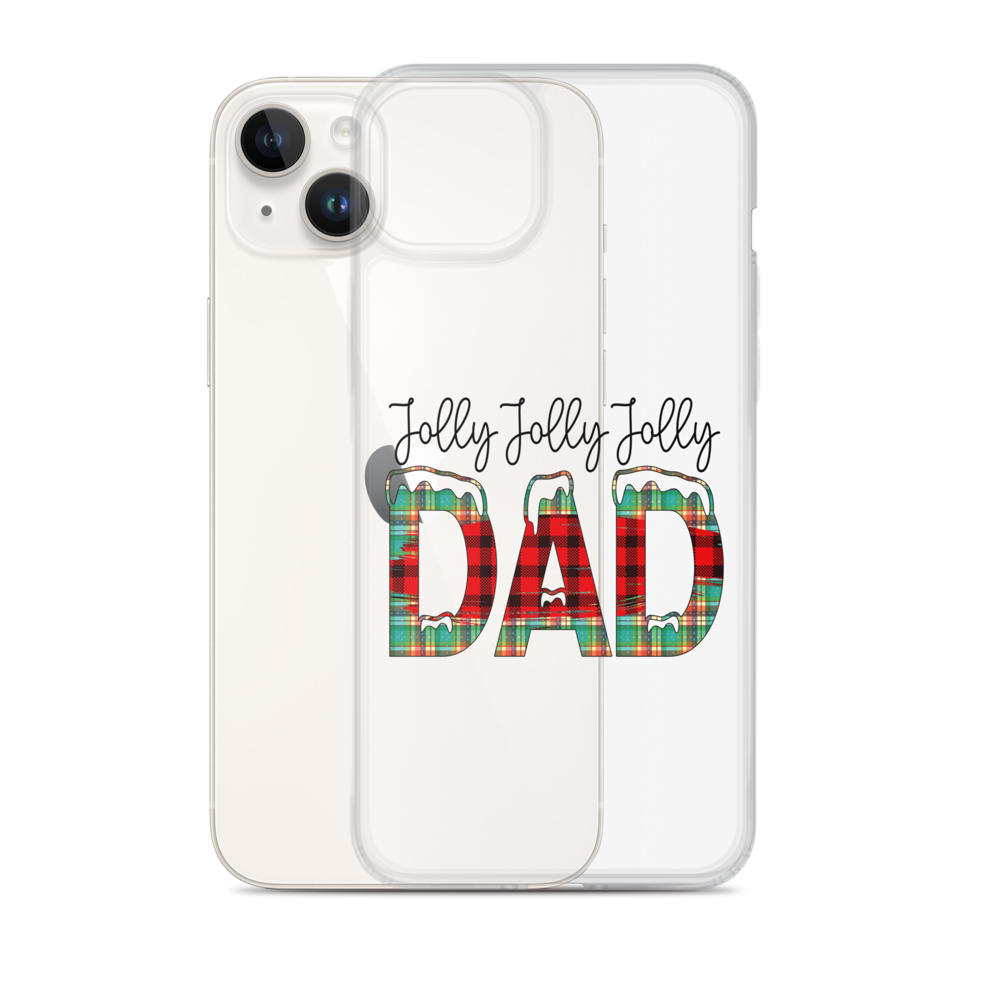 Jolly Jolly Jolly Dad Clear Case for iPhone®