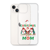 1st Christmas As A Mom Clear Case for iPhone®