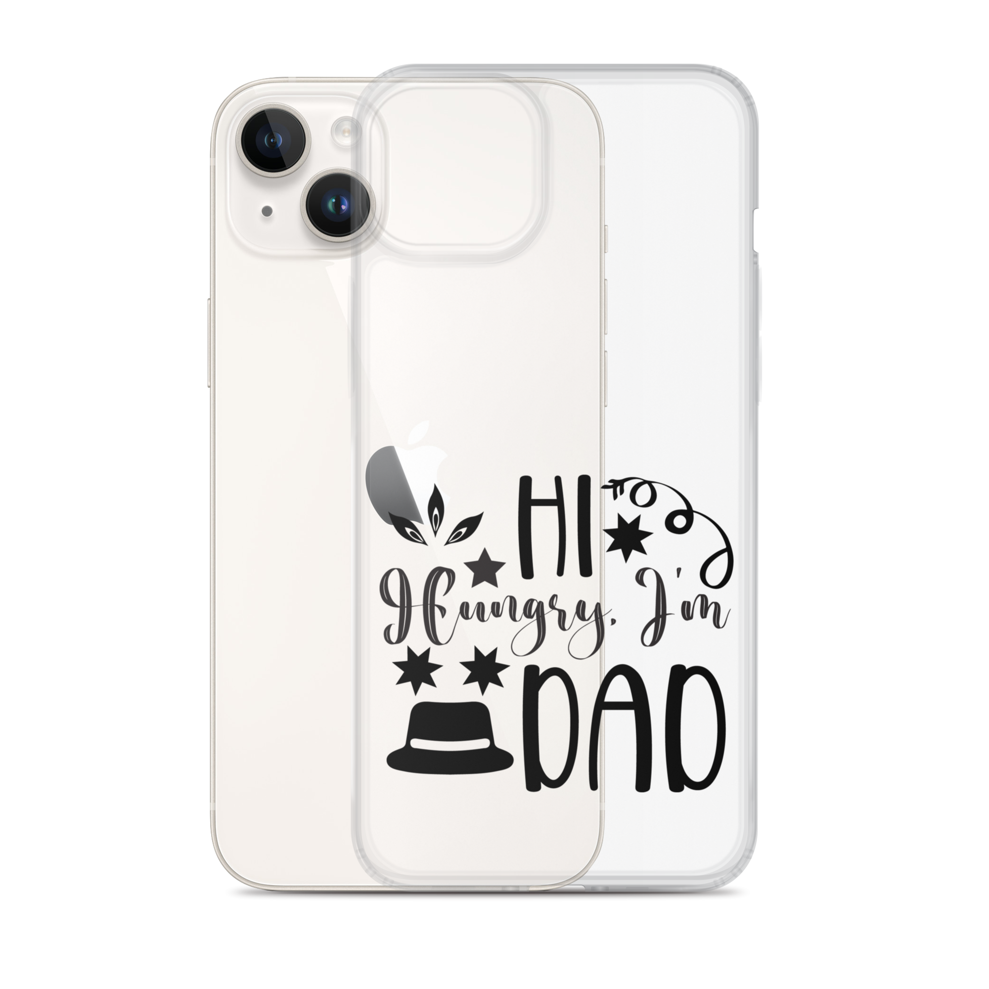 Hi, Hangry, I'm Dad. Clear Case for iPhone®