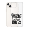 Grandpa A Dad Without Rules Clear Case for iPhone®