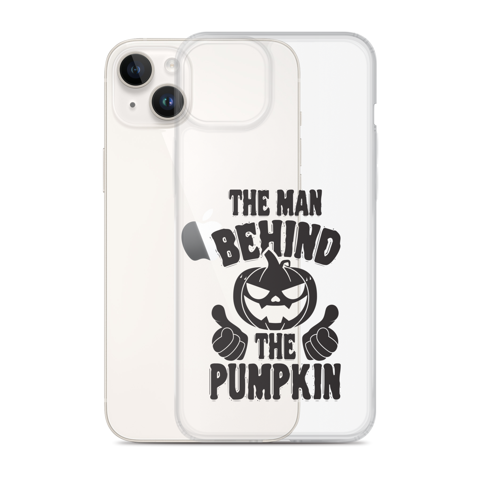 The Man Behind The Pumpkin Clear Case for iPhone®