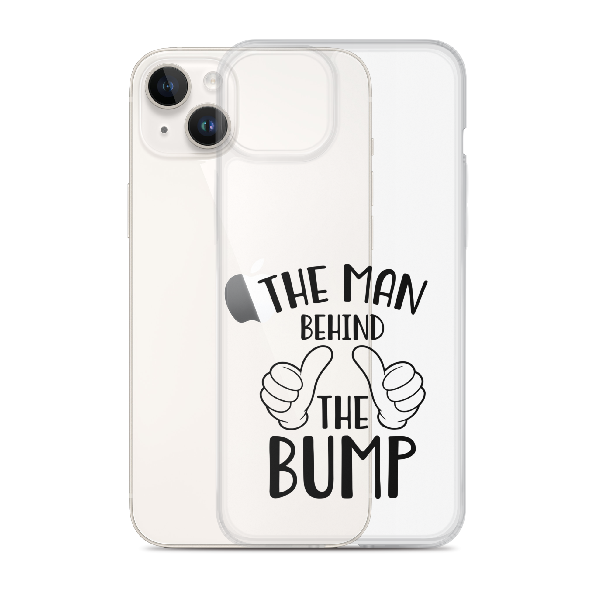 The Man Behind The Bump Clear Case for iPhone®