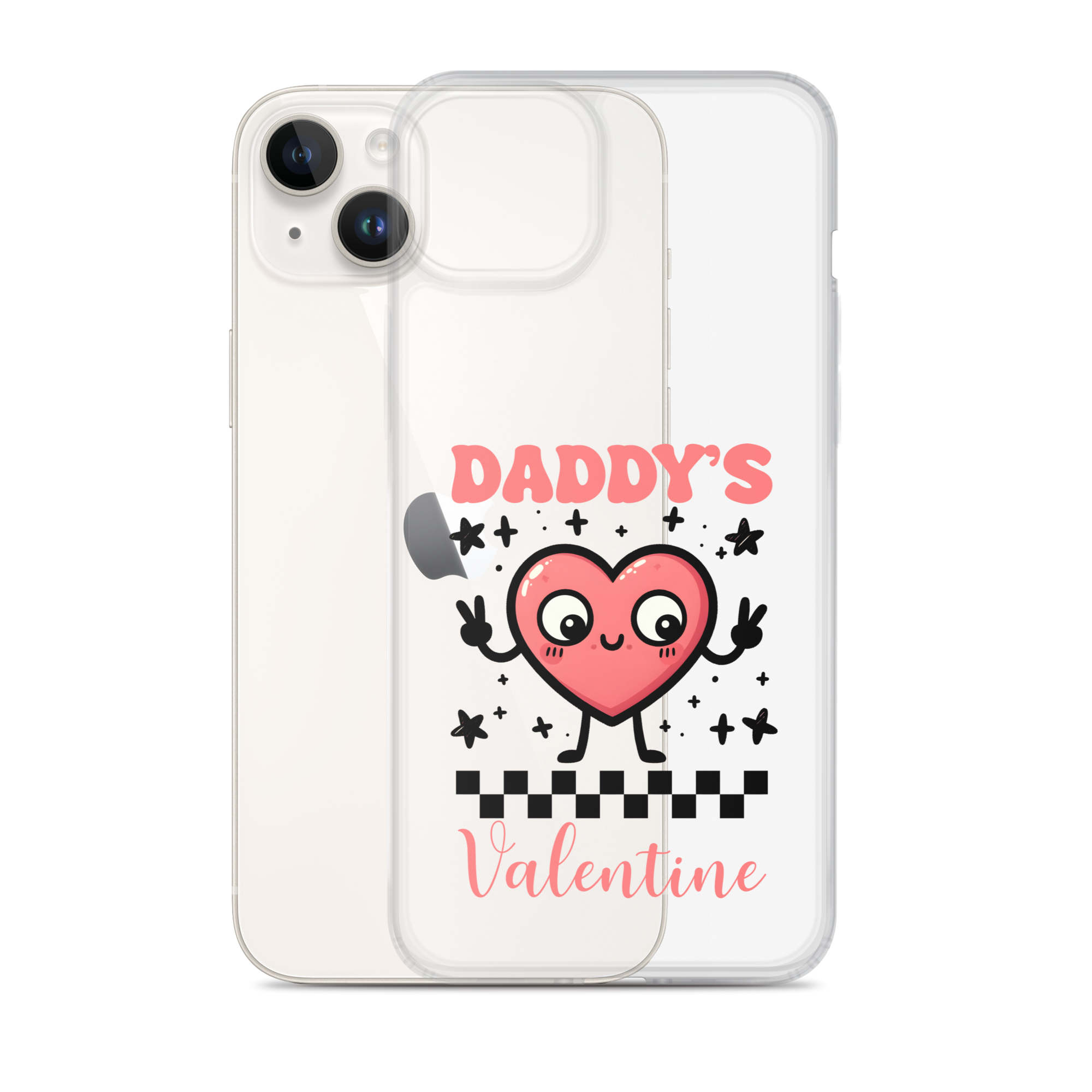 Daddy's Valentine Clear Case for iPhone®