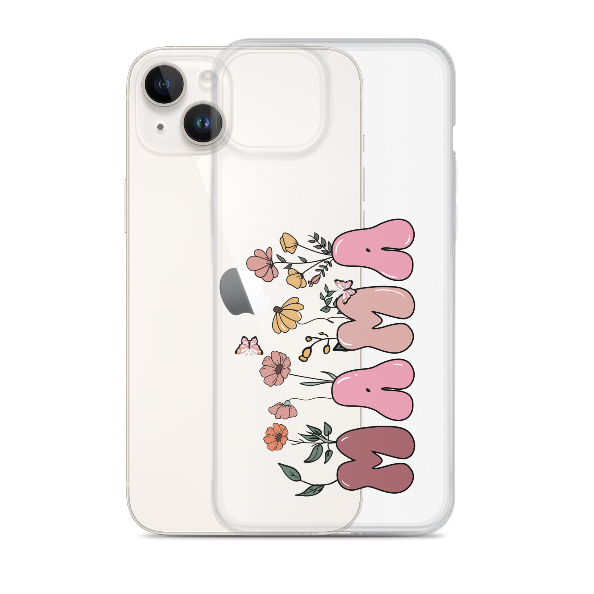 Floral Mama Clear Case for iPhone®