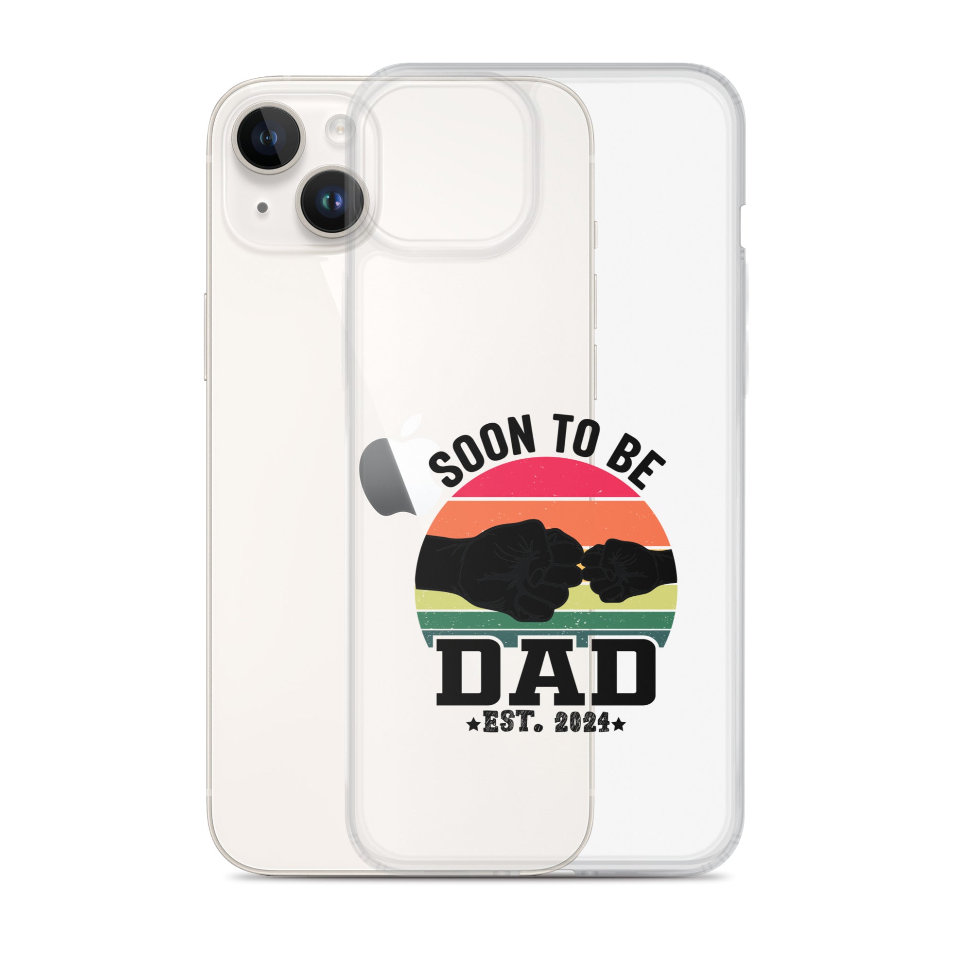 Soon To Be Dad Est. 2024 Clear Case for iPhone®