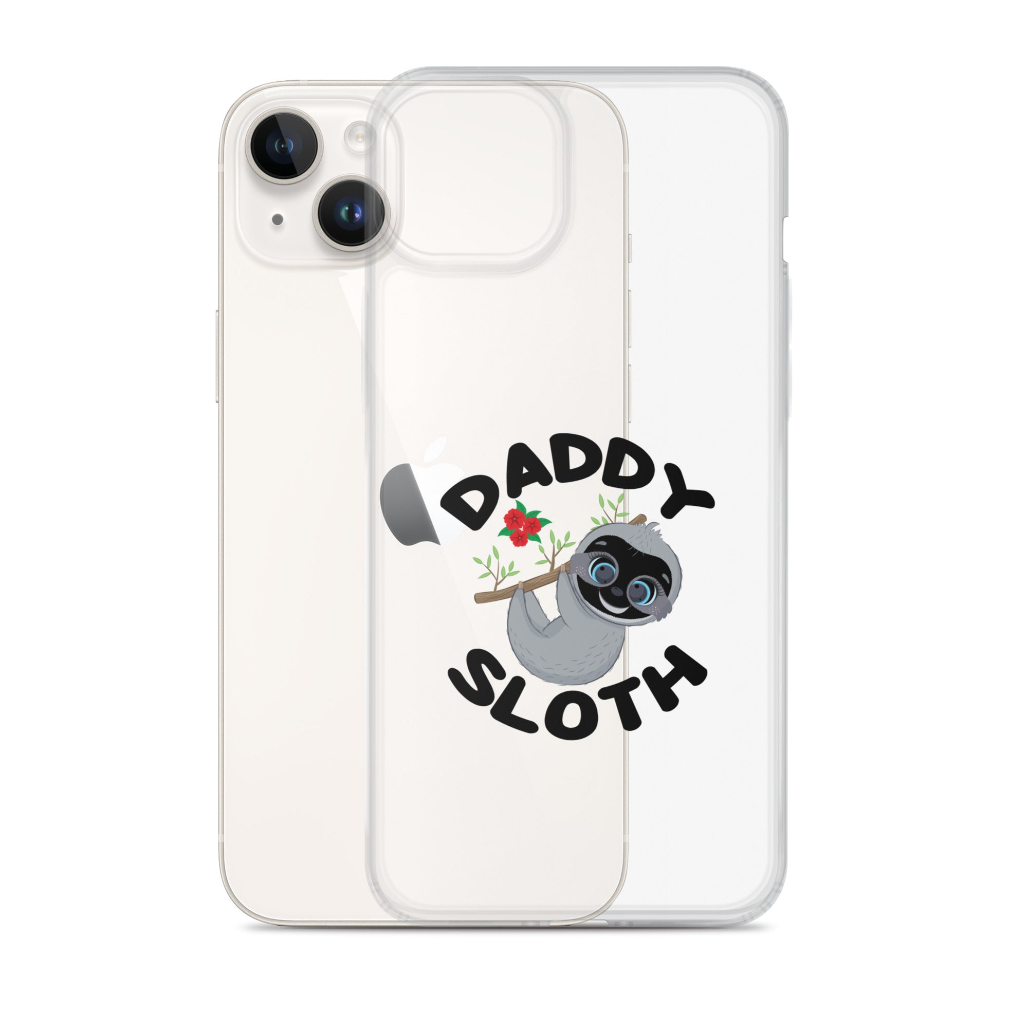 Daddy Sloth Clear Case for iPhone®