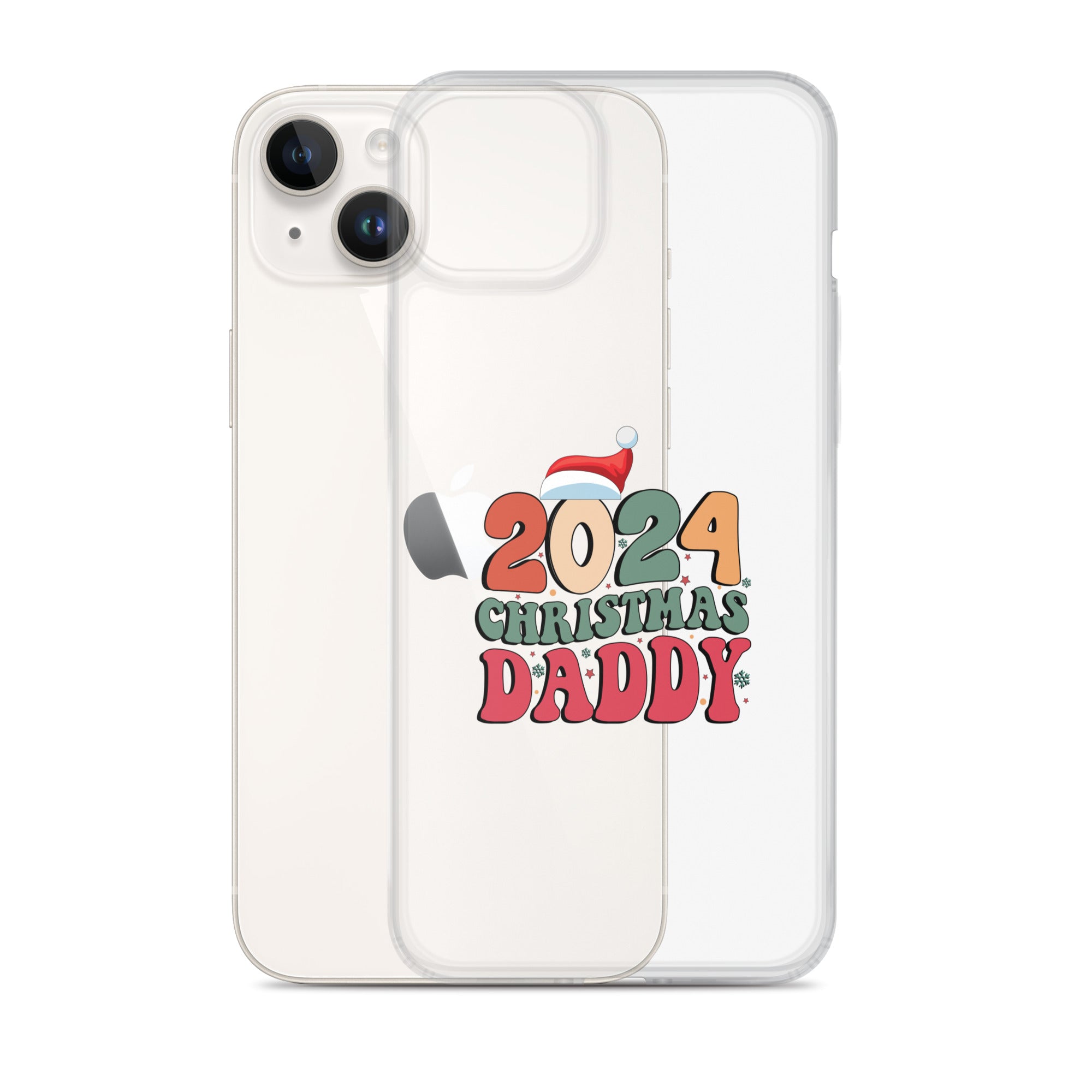 2024 Christmas Daddy Clear Case for iPhone®