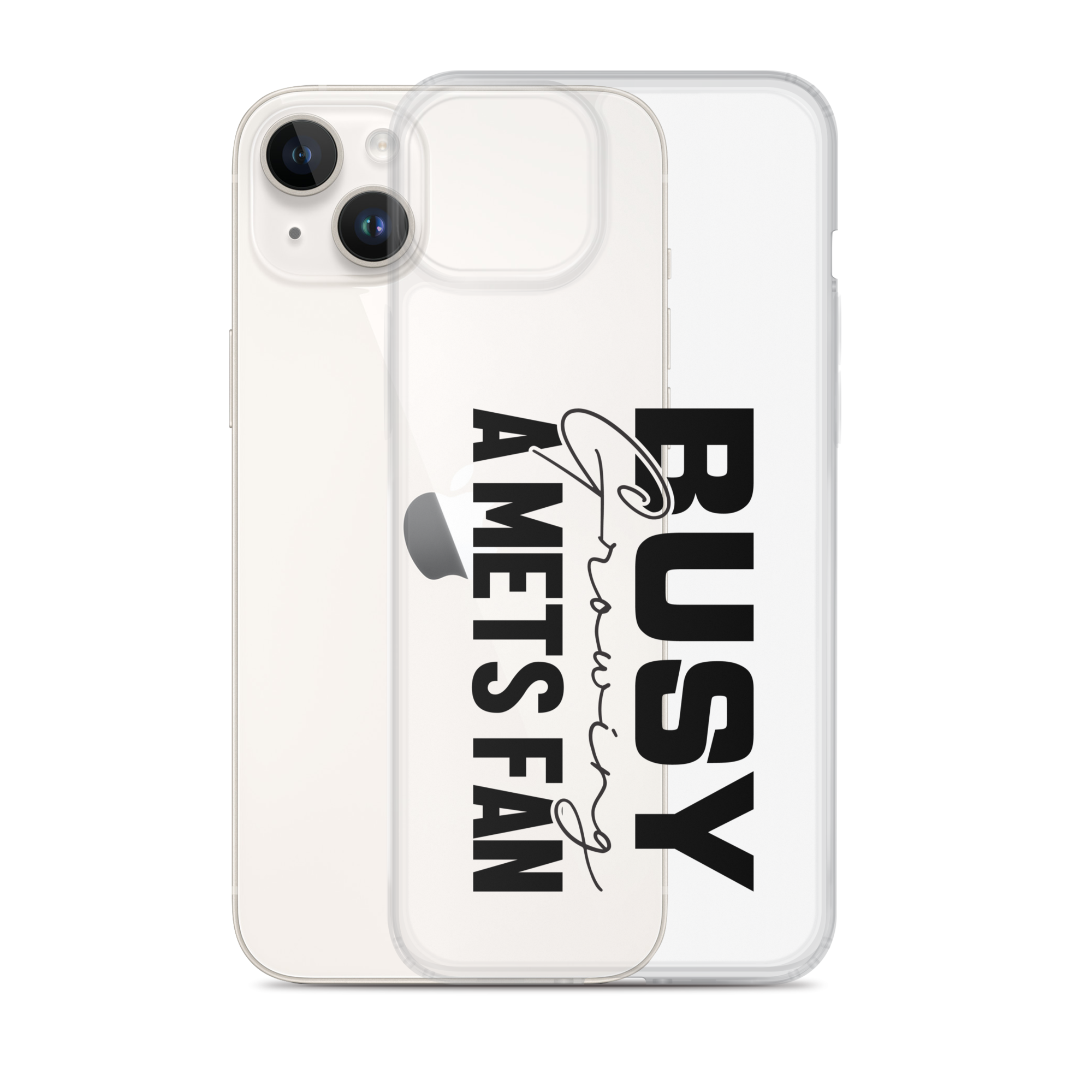 Busy growing A Mets Fan Clear Case for iPhone®