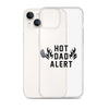 Hot Dad Alert Clear Case for iPhone®