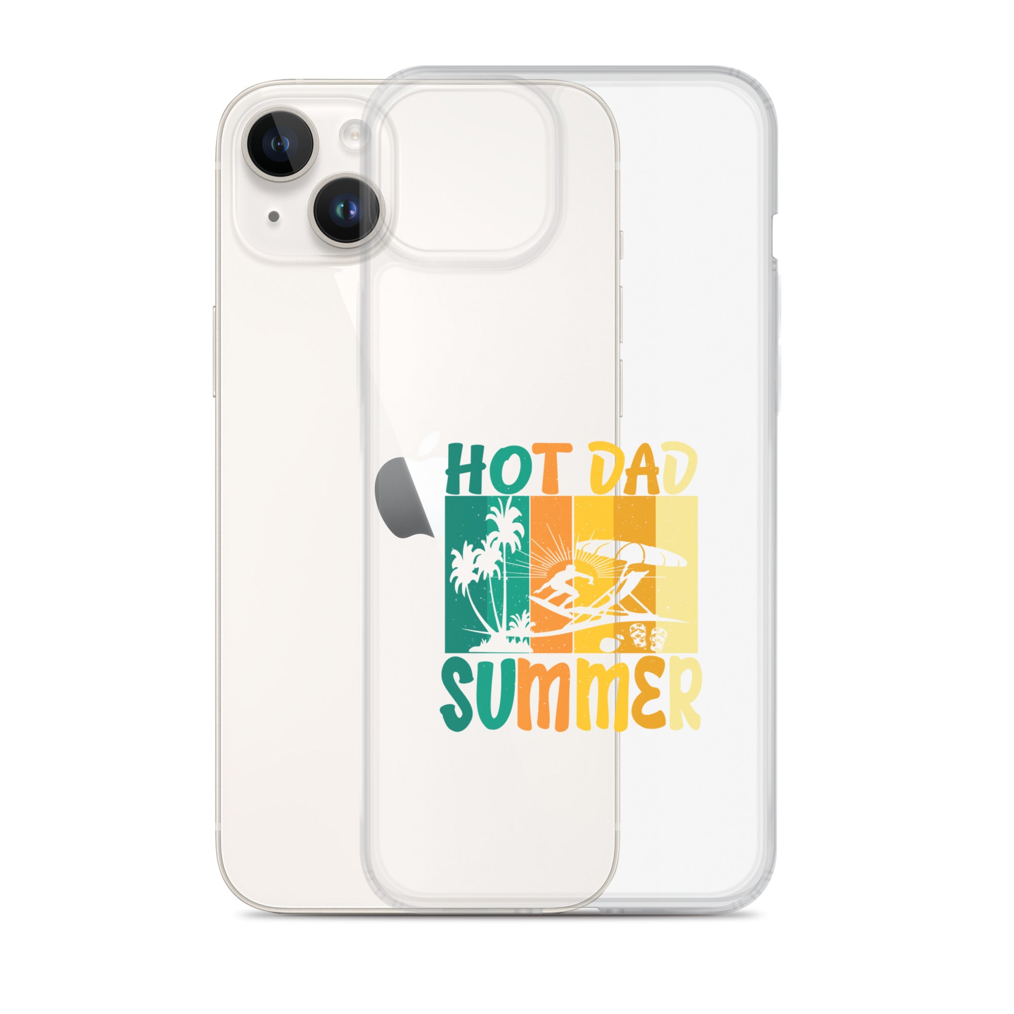 Hot Dad Summer Clear Case for iPhone®