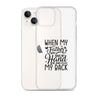 When My Father Didnt Have My Hand He Had My Back Clear Case for iPhone®