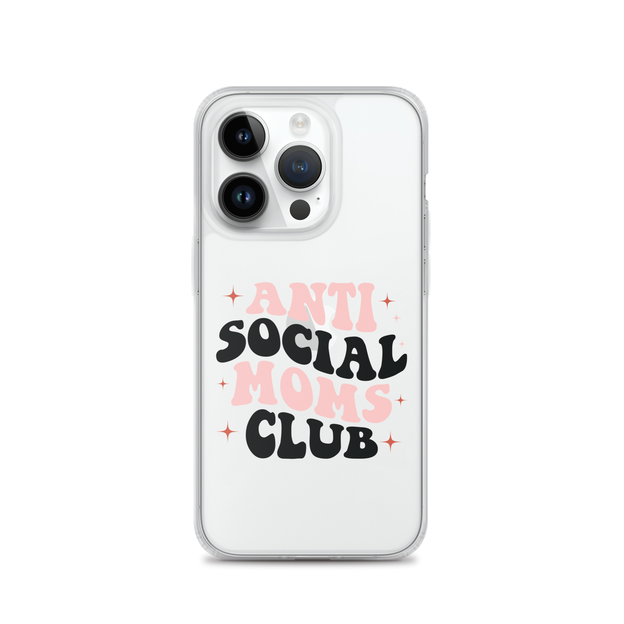 Anti Social Moms Club Clear Case for iPhone®