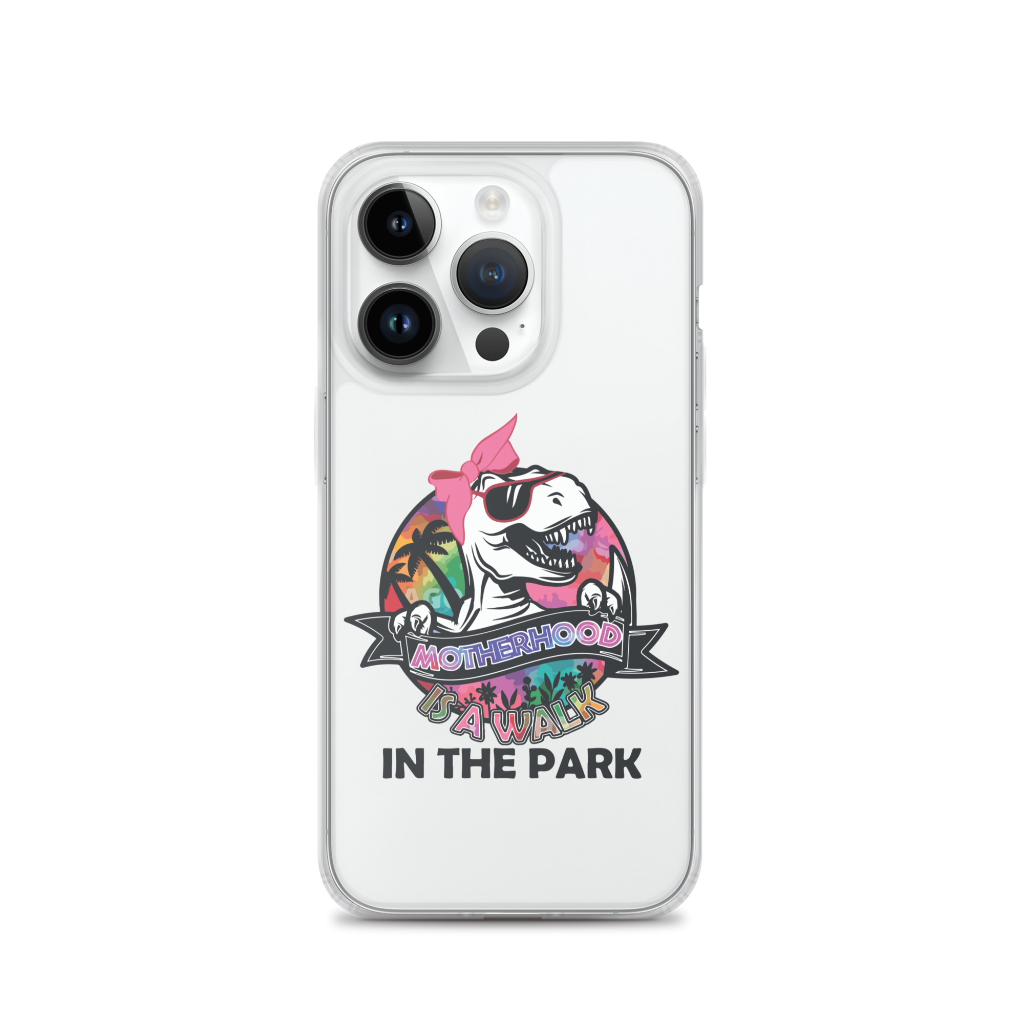 Motherhood Is A Walk In The Park Clear Case for iPhone®