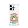 Dad By Day Gamer By Night Clear Case for iPhone®