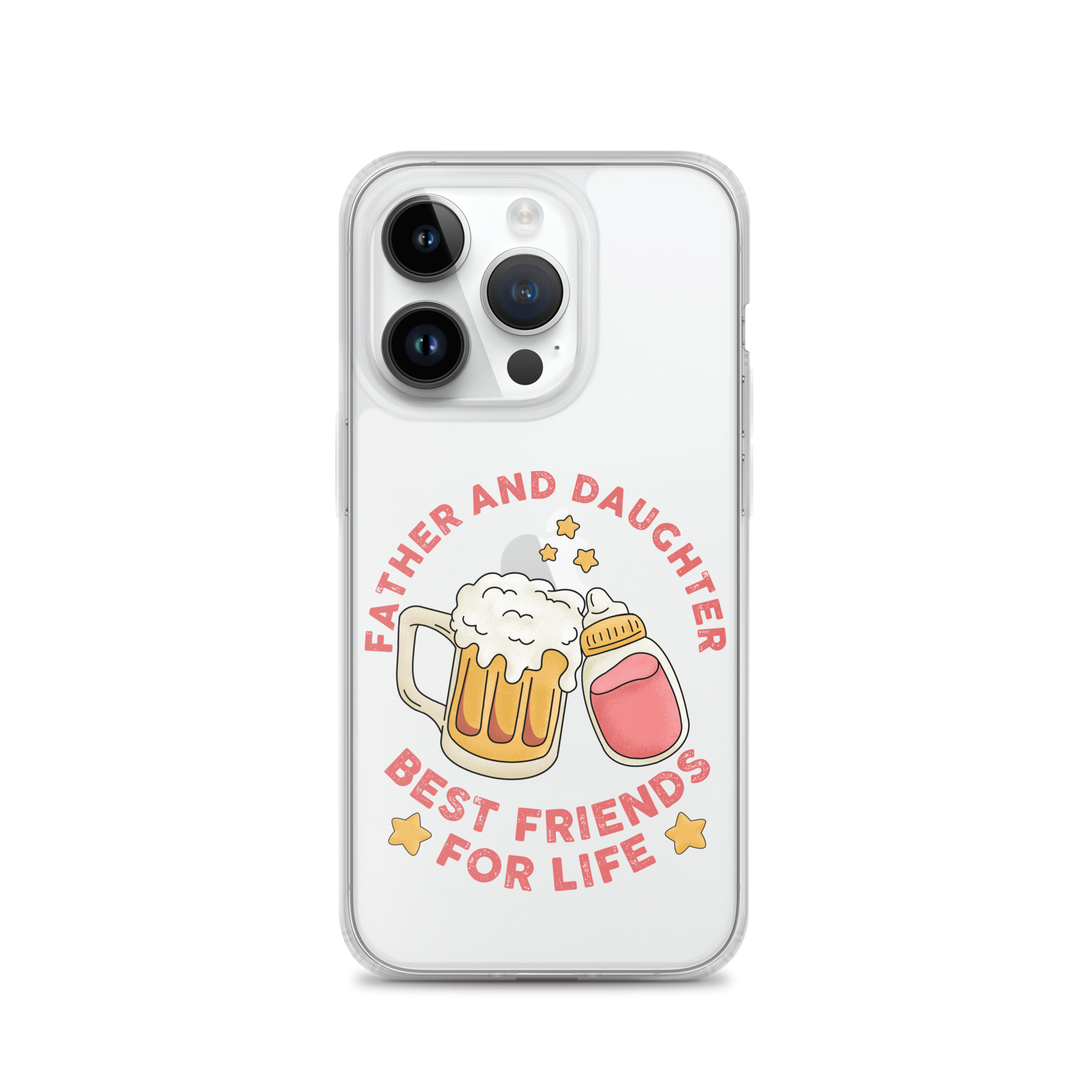 Father And Daughter Best Friends For Life Clear Case for iPhone®