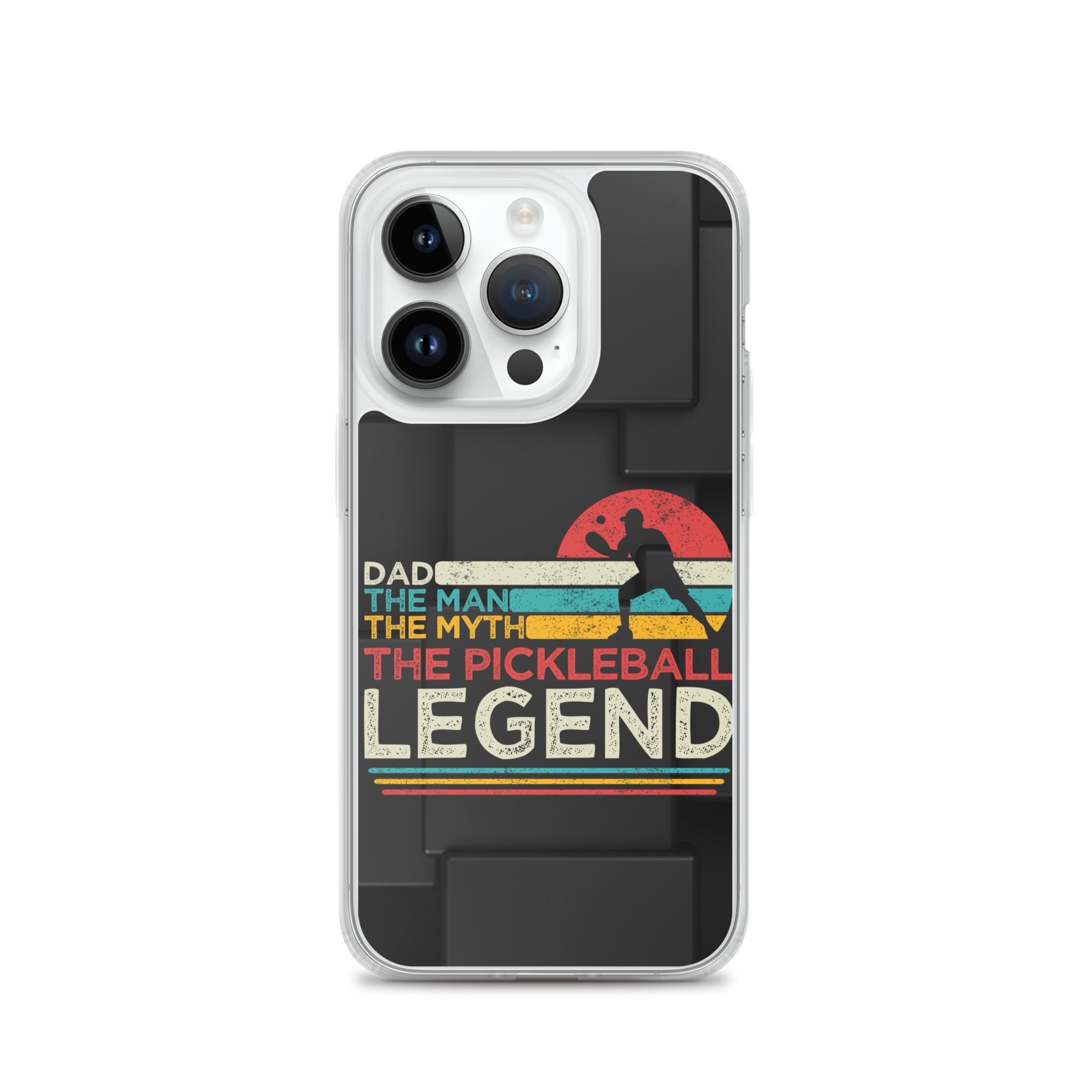 Dad The Man The Myth The Pickleball Legend Clear Case for iPhone®