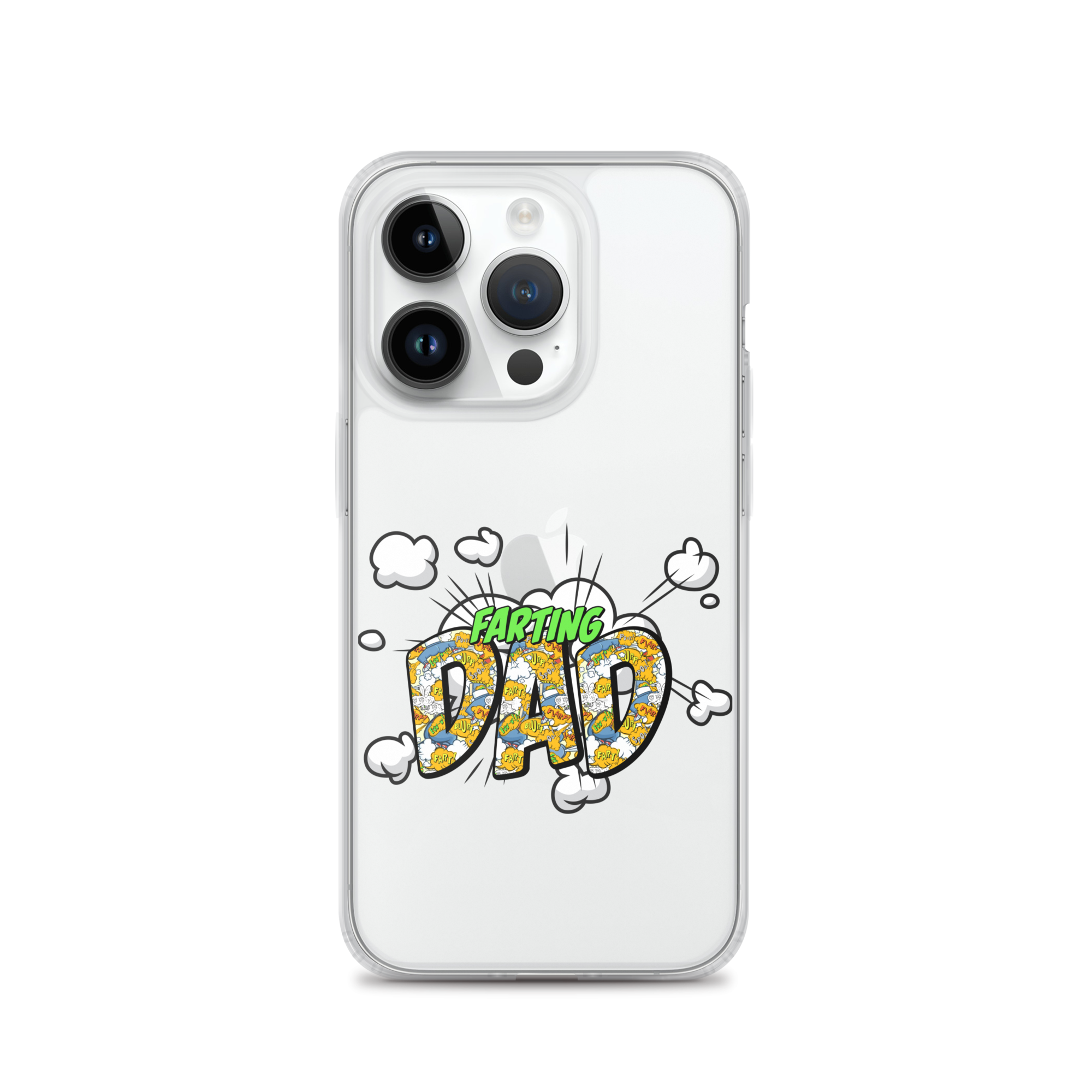 Farting Dad Clear Case for iPhone®