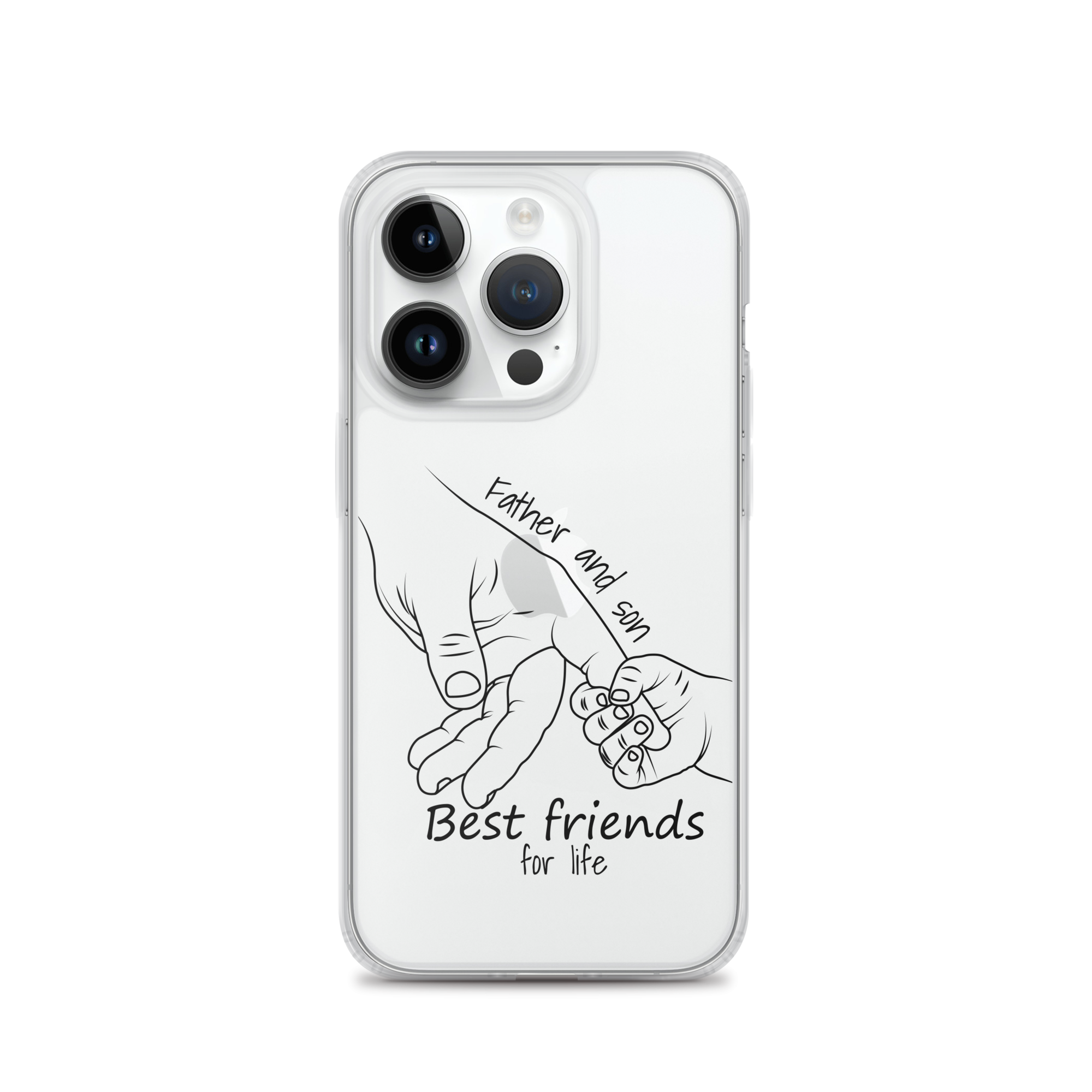 Father And Son Best Friends For Life Clear Case for iPhone®