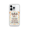 Dad Best Number 1 The Man The Myth The Legend Clear Case for iPhone®