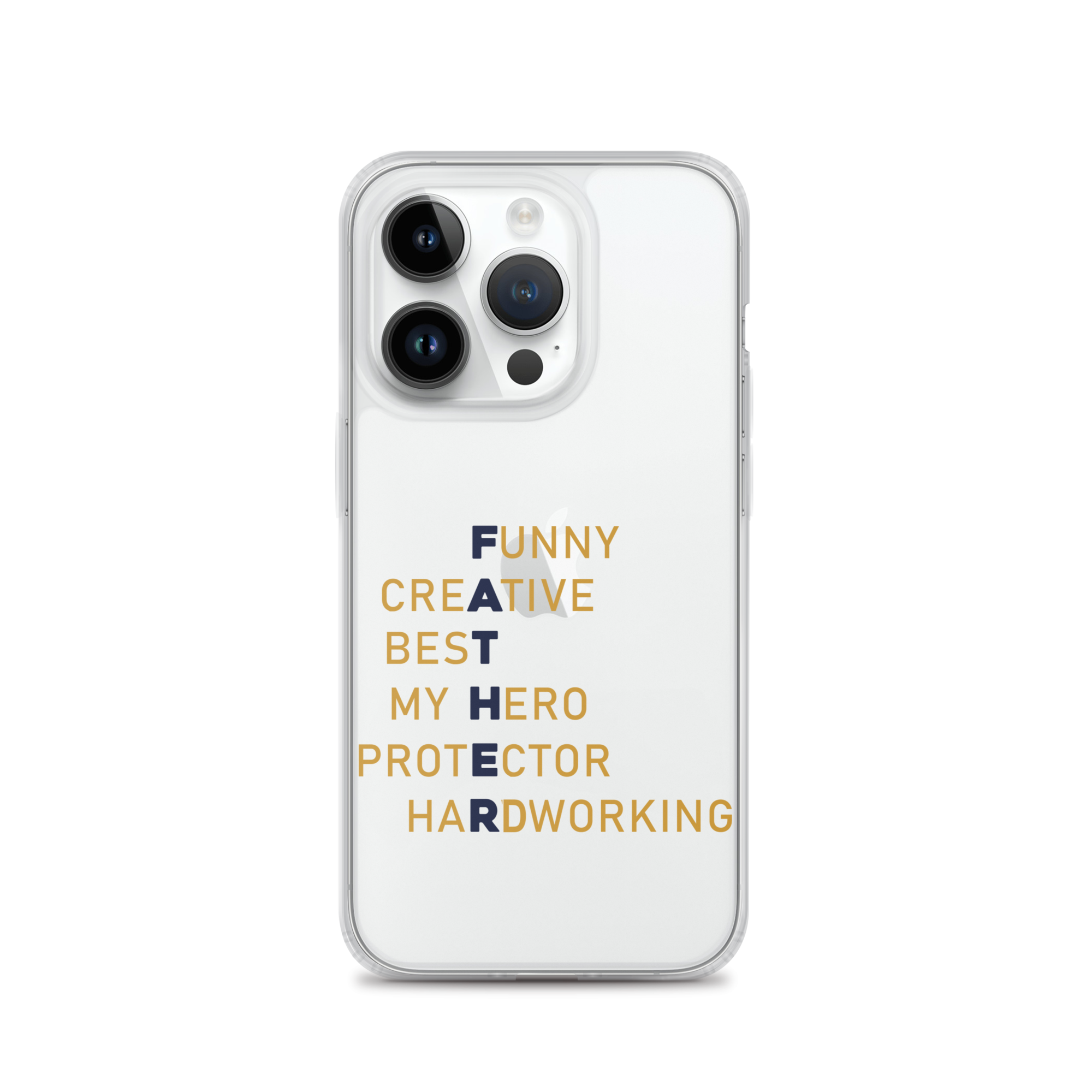 Funny Creative Best My Hero Protector HardWorking Clear Case for iPhone®