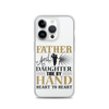 Father And Daughter Tide By Hand Heart To Heart Clear Case for iPhone®