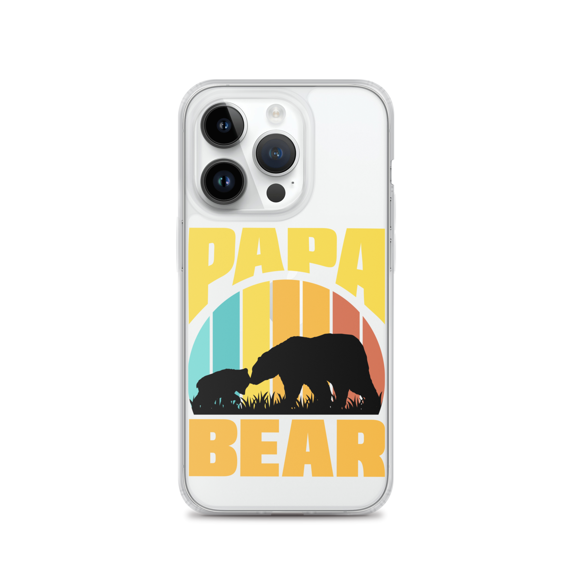 Papa Bear Clear Case for iPhone®