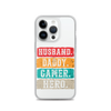 Husband, Daddy, Gamer, Hero Clear Case for iPhone®