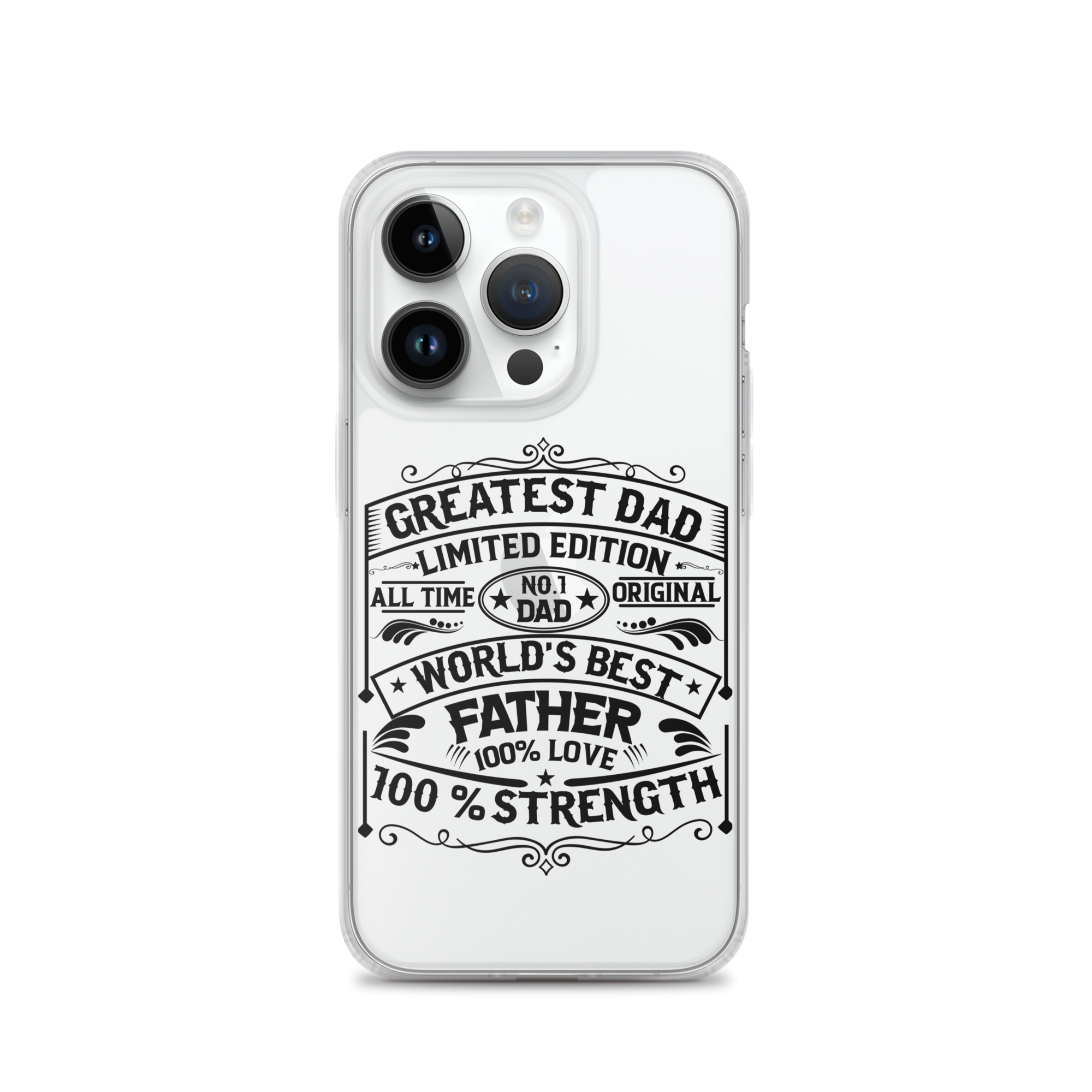 Greatest Dad Limited Edition All Time Clear Case for iPhone®