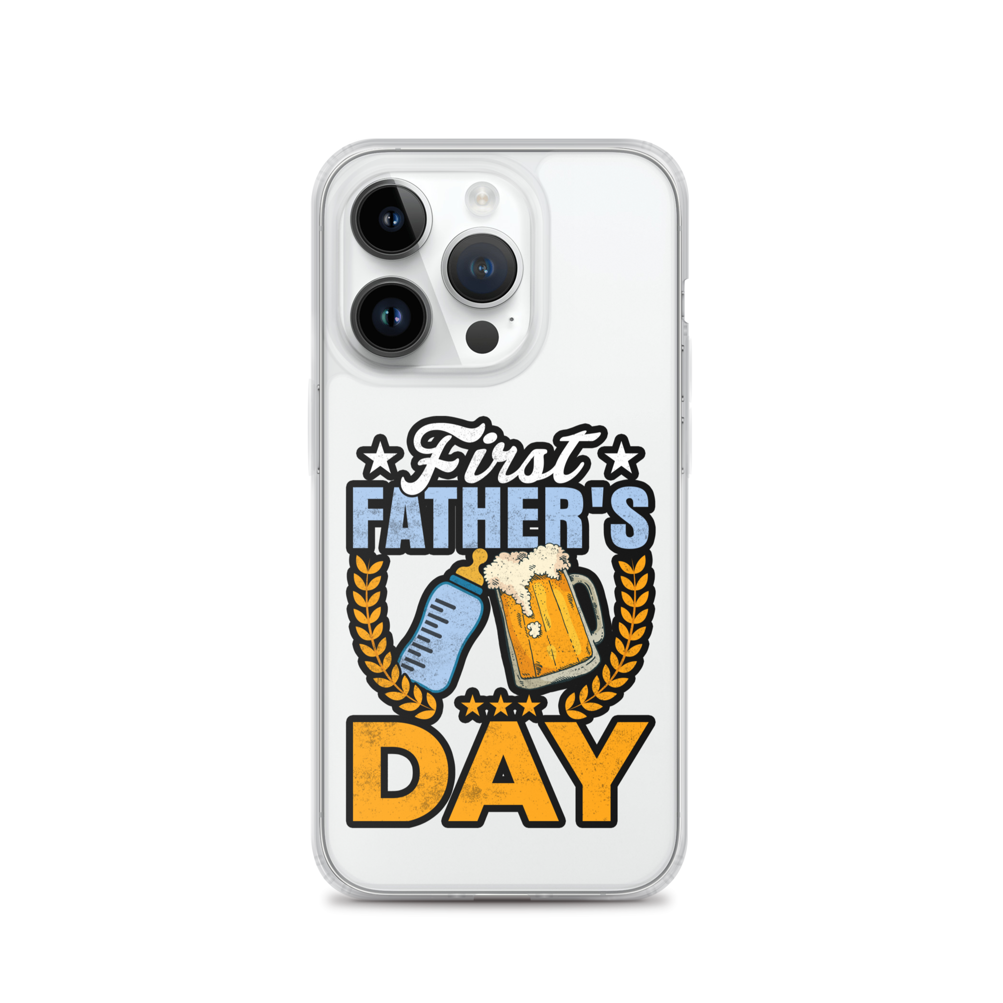 Father's First Day Clear Case for iPhone®