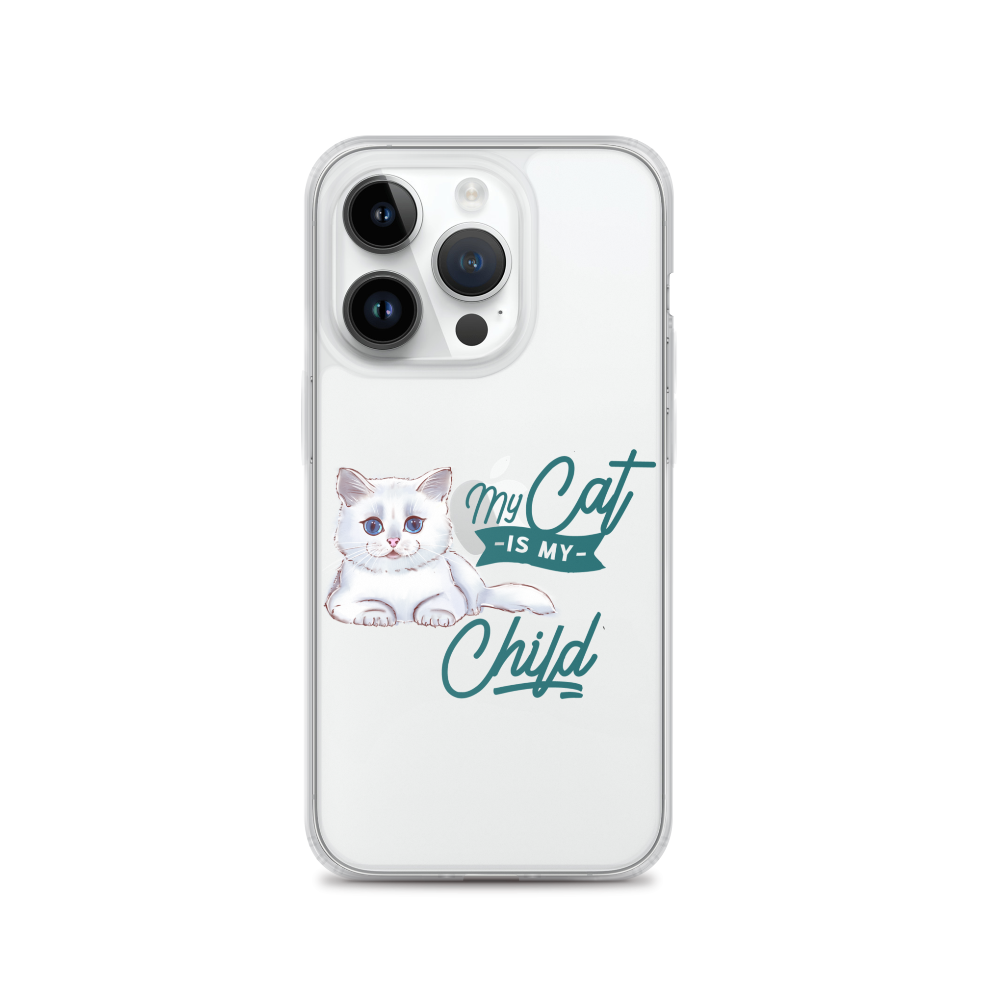 My Cat Is My Child Clear Case for iPhone®