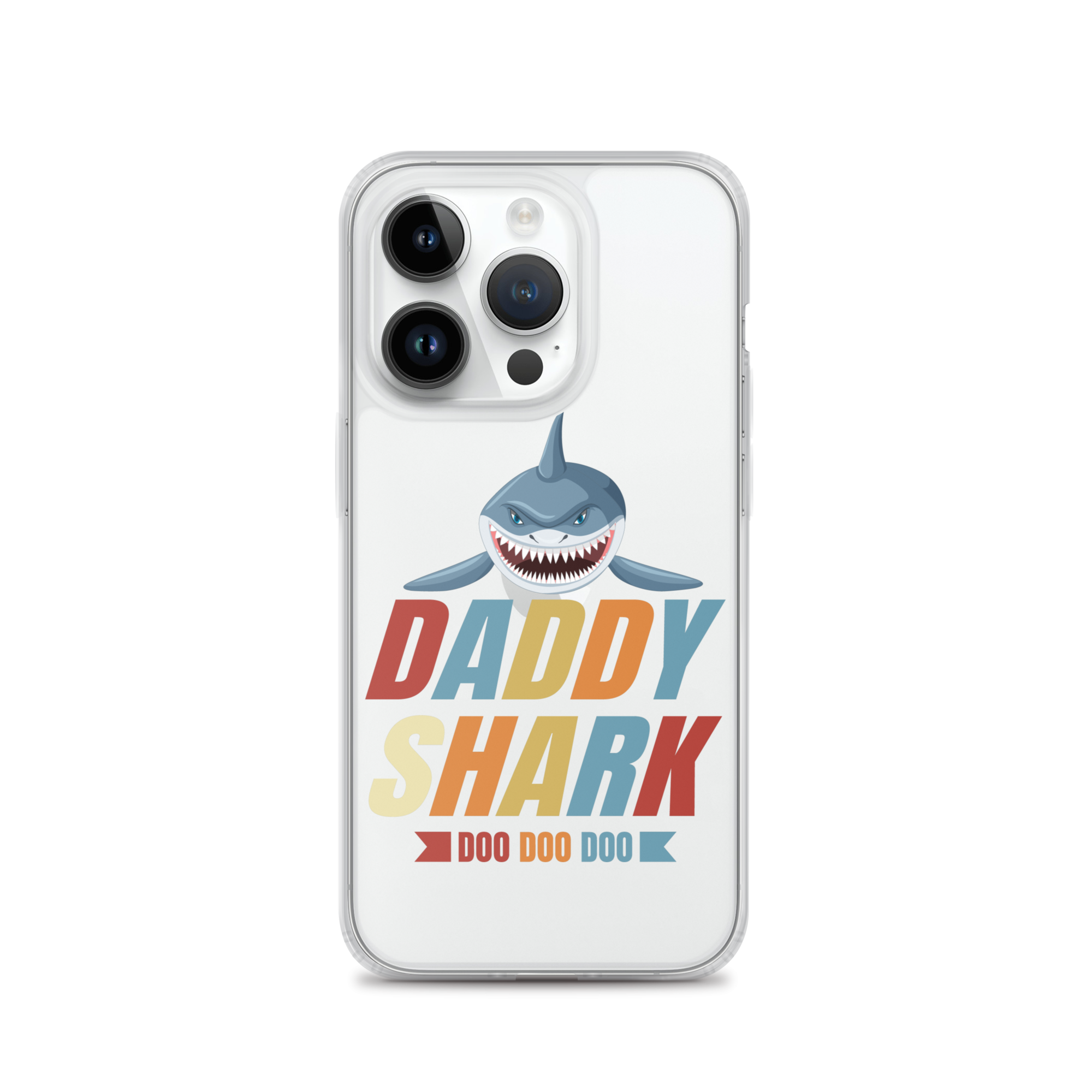 Daddy Shark Doo Doo Doo Clear Case for iPhone®