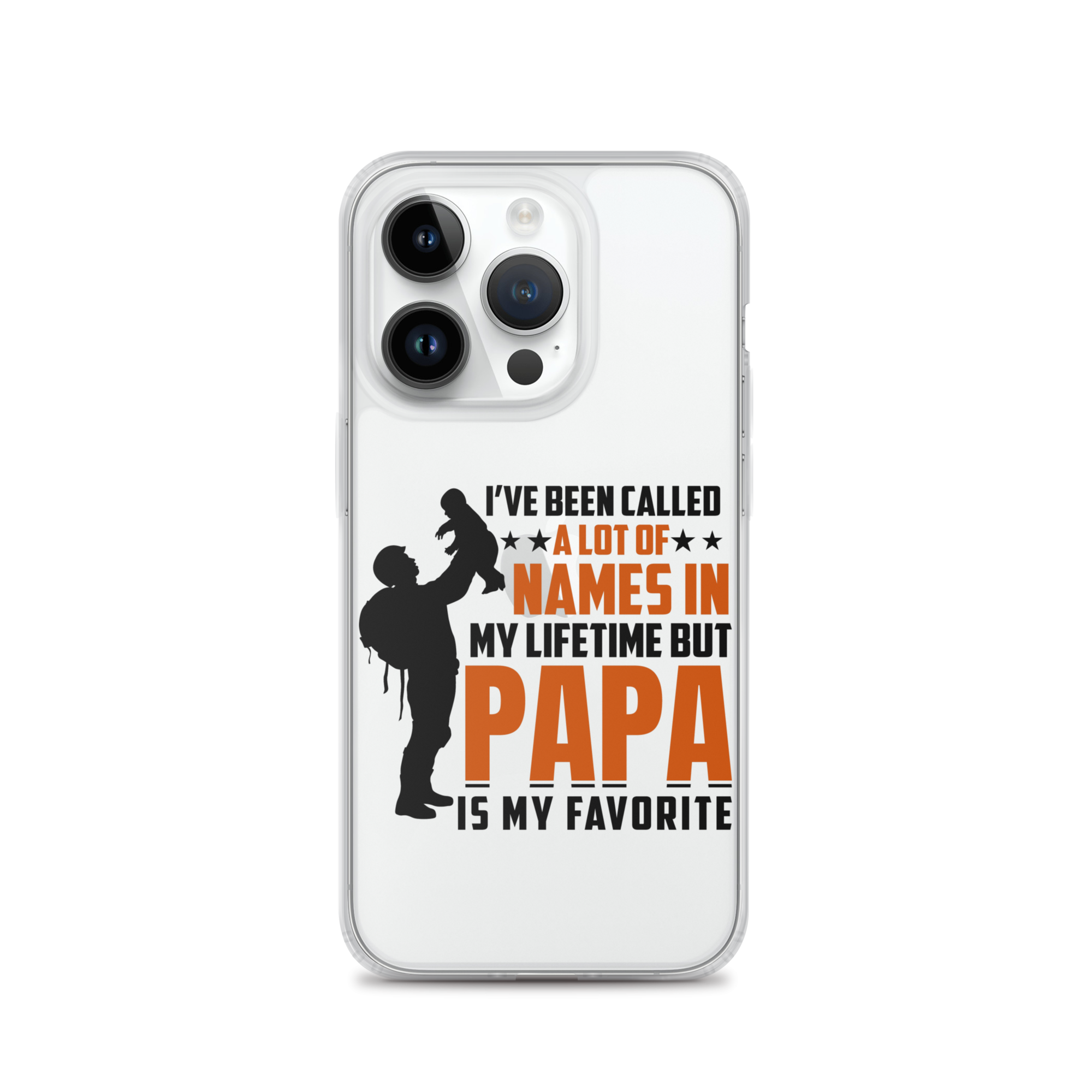 I've Been Called A Lot Of Names In My Lifetime But Papa Is My Favorite Clear Case for iPhone®